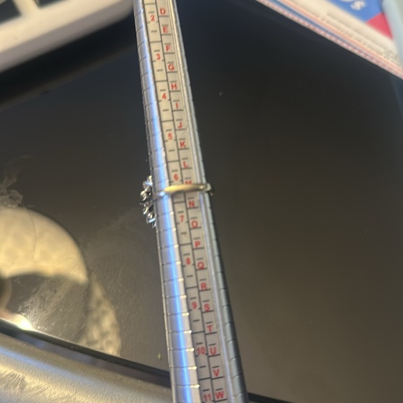 Beautiful vintage cluster cocktail ring 14 karat white gold, 1/2 k total diamond - Picture 14 of 14